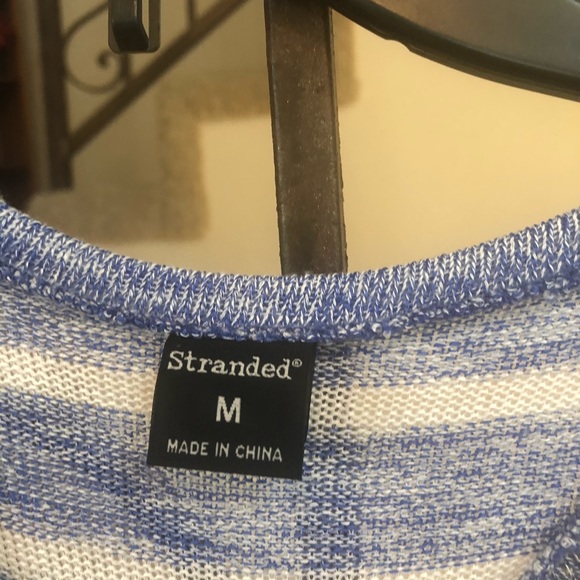 Stranded Love Rope Heart StripeKnit Racer Tank - Picture 3 of 5